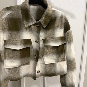 Primark Checkered Wool Blend Jacket